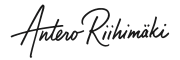 Antero Riihimäki signature